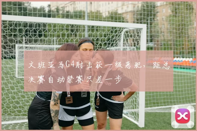 文班亚马G4肘击获一级恶犯，距总决赛自动禁赛只差一步